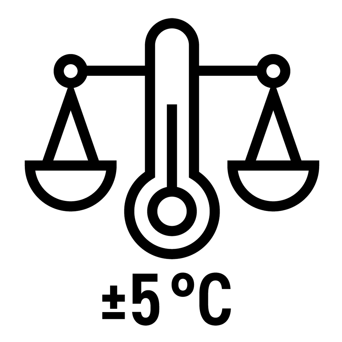 ±5 °C hőmérséklet-stabilitás