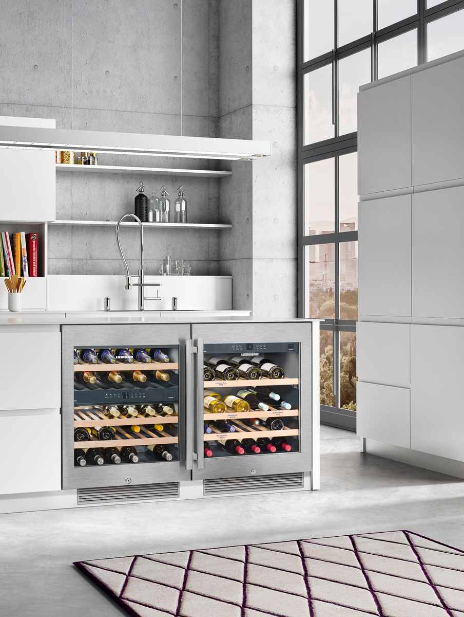 UWTes 1672 Vinidor Built-under multi-temperature wine fridge - Liebherr