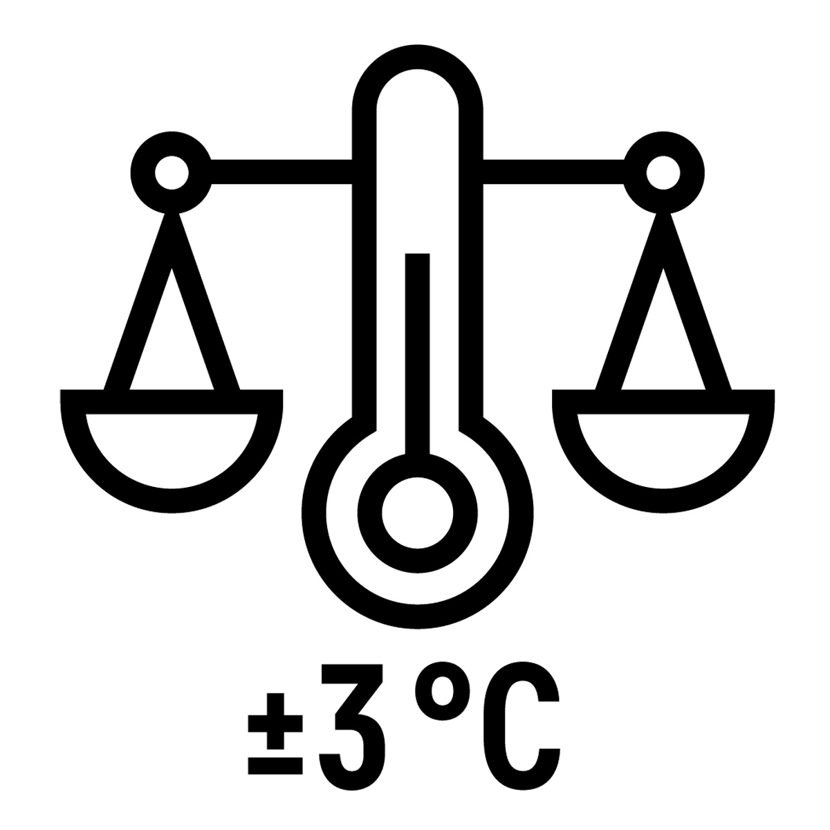 ±3 °C hőmérséklet-stabilitás