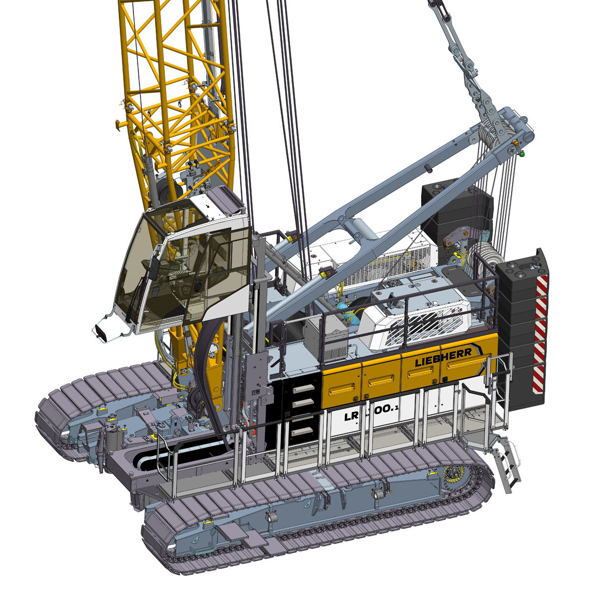 Liebherr LR 1280 Litronic クレーン模型 Liebherr LR 1280 Litronic クレーン模型 Liebherr LR1280/1