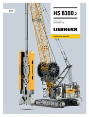 HS 8100.2 Duty cycle crawler crane - Liebherr HS 8100.2 Duty cycle crawler crane - Liebherr