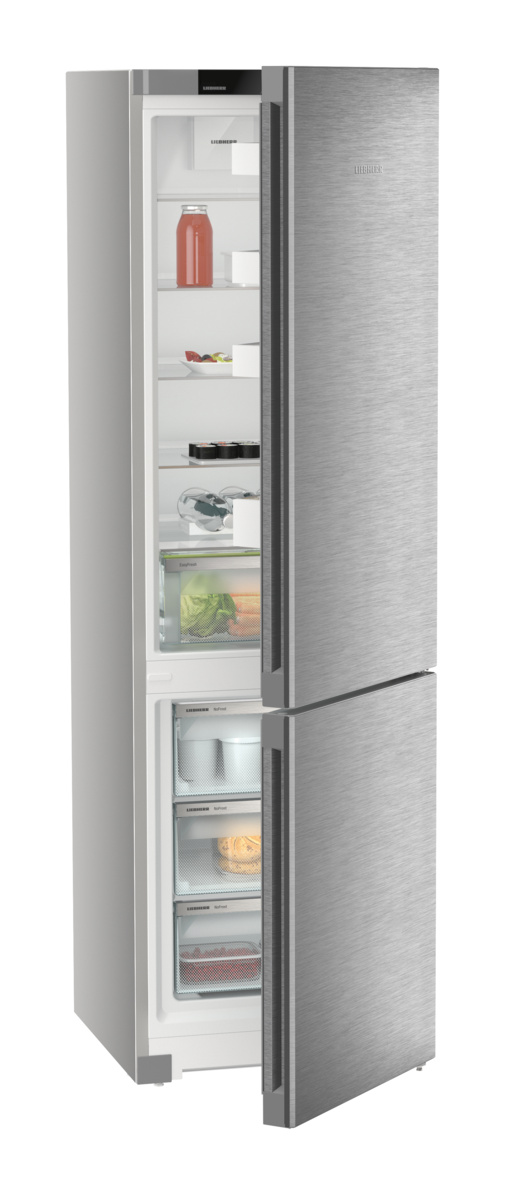 Liebherr Kühl-Gefrierkombination KGNsd 57Vc03 Pure - EasyFresh, NoFrost - unempfindliche SmartSteel-Oberfläche