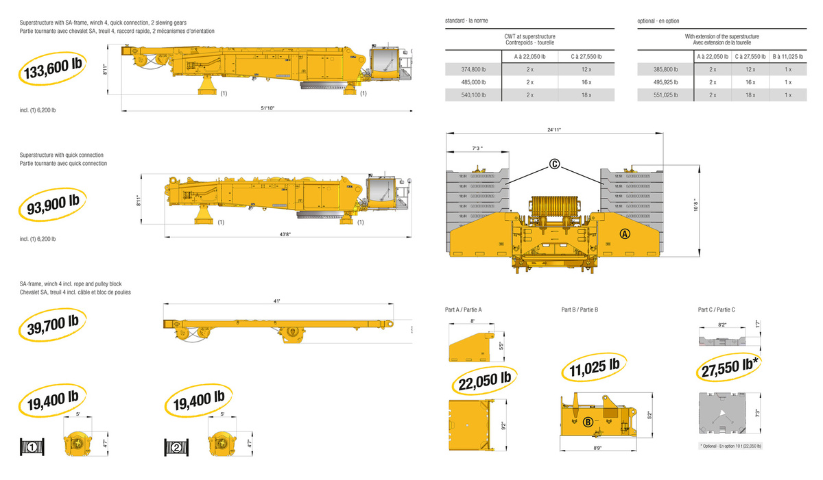 Lattice boom crane LG 1750 - Liebherr