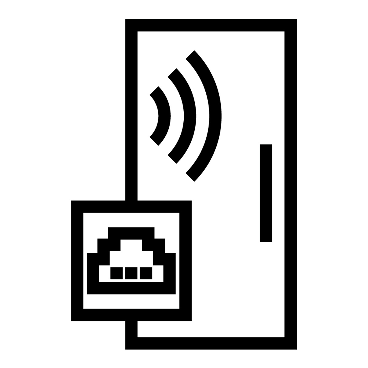 Beépített WiFi/LAN interfész