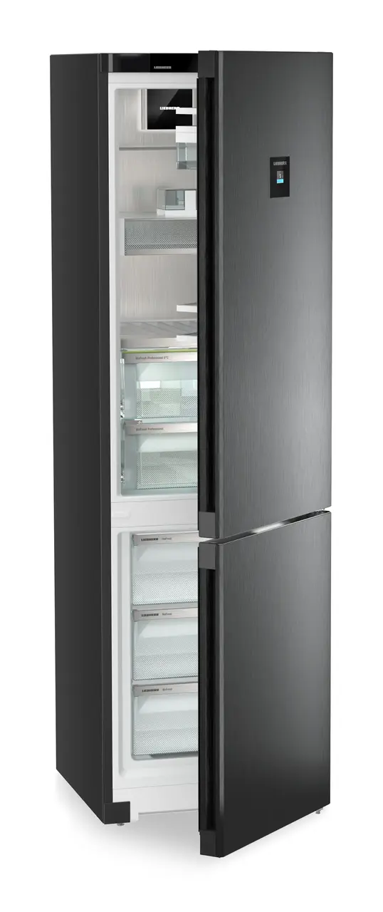 Tuotekuva, Näkymä: Viisto, puoliksi avoin, tyhjä, Jääkaappi-pakastinyhdistelmä, jossa on BioFresh Professional ja NoFrost -järjestelmä