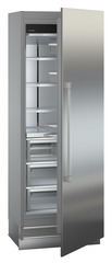 Product image, Perspective: oblique half-open empty, Refrigerator with BioFresh for integrated use