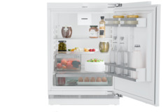 Product image, Perspective: straight open decorated, Refrigerator suitable for undercounter installation