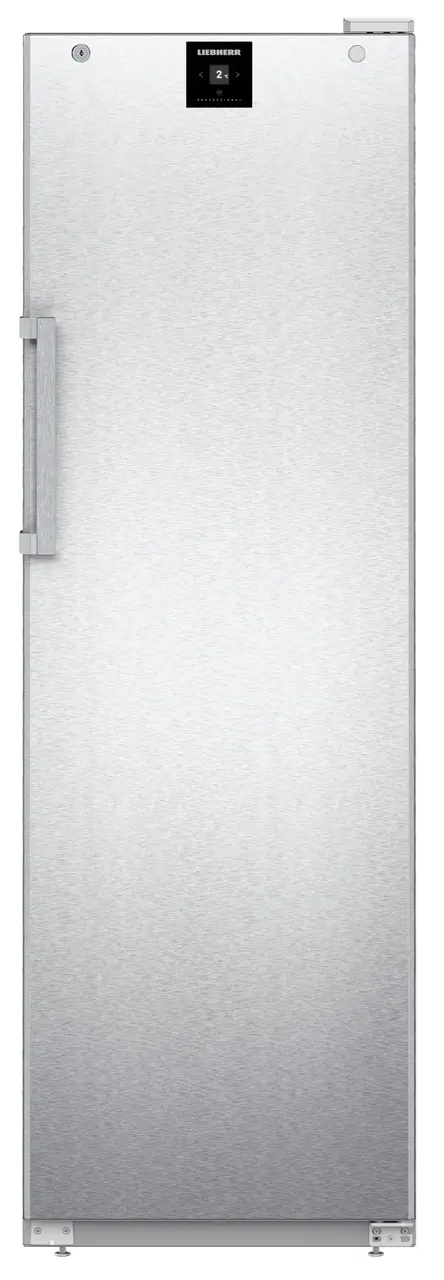 Product image, Perspective: straight closed empty, Forced-air refrigerator, Casing colour: stainless steel, Door colour: stainless steel