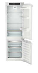 Product image, Perspective: straight open empty, Integrable fridge-freezer with EasyFresh and SmartFrost