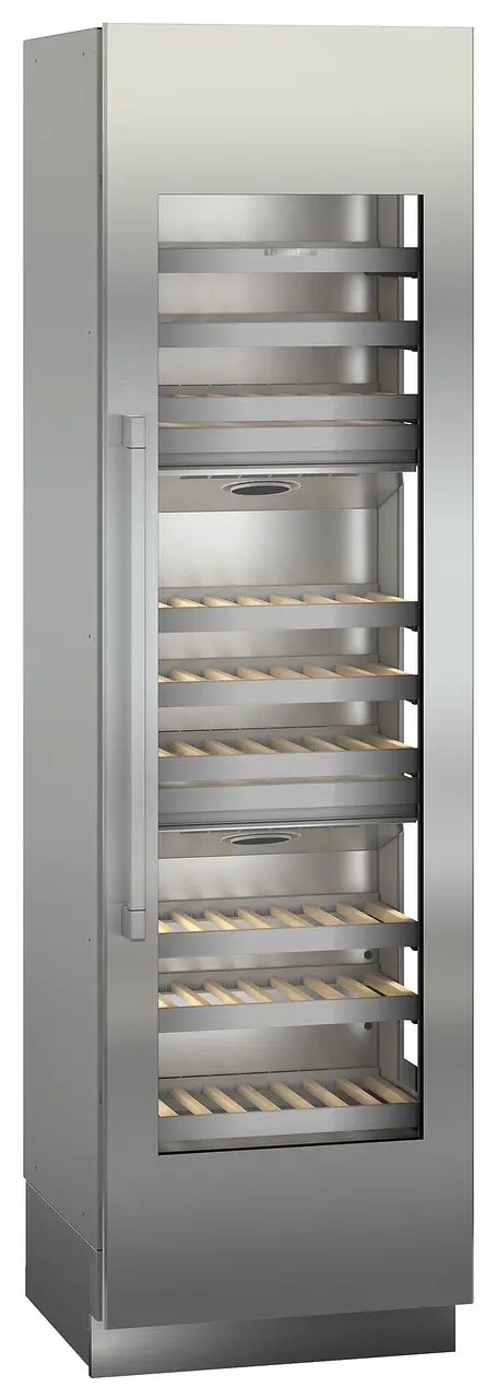 Product image, Perspective: oblique closed, Built-in multi-temperature wine cabinet, Casing colour: grey