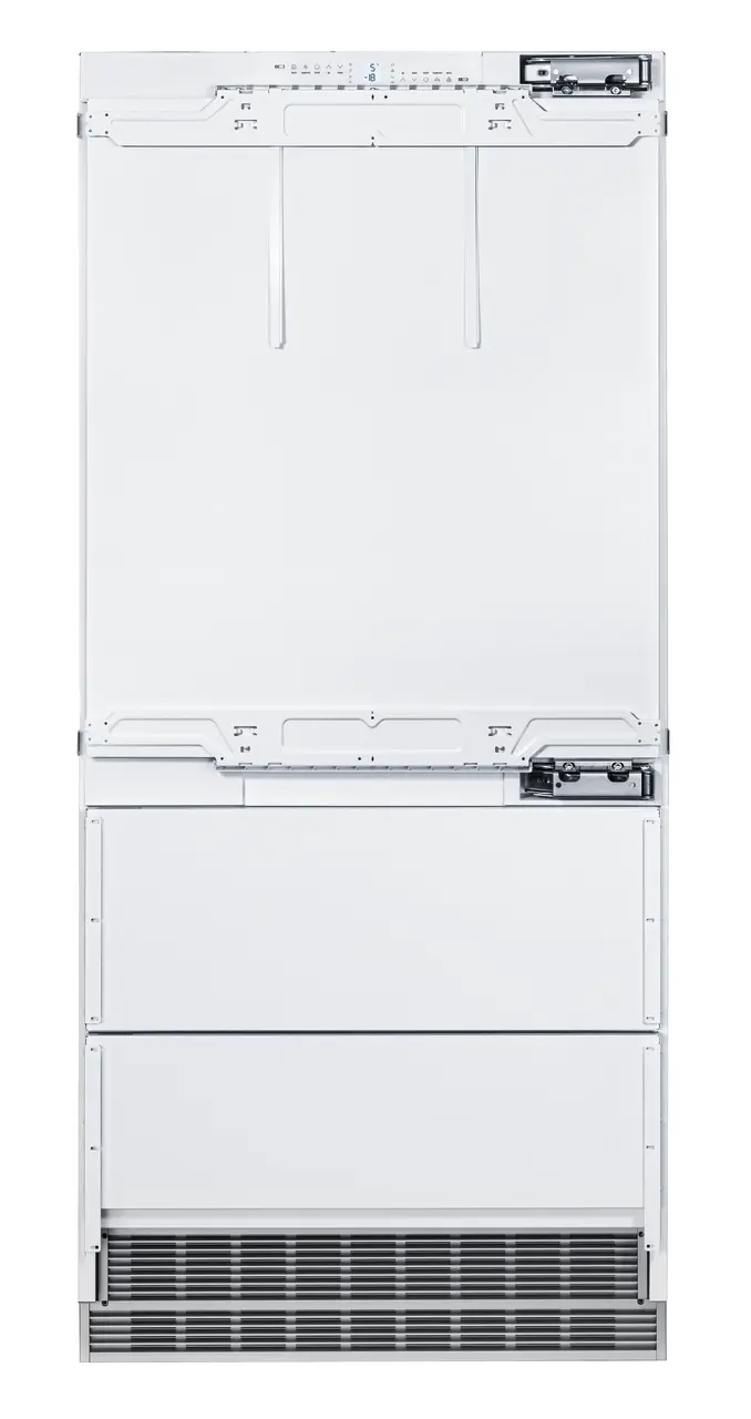 Product image, Perspective: straight closed, Combined refrigerator-freezer with BioFresh and NoFrost for integrated use
