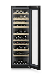 Изображение на продукта, Перспектива: Отпред, отворен, отворен с продукти, Мултитемпературен охладител за вино