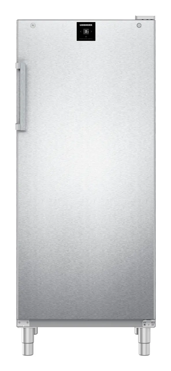 Product image, Perspective: straight closed empty, Forced-air refrigerator, Casing colour: stainless steel, Door colour: stainless steel