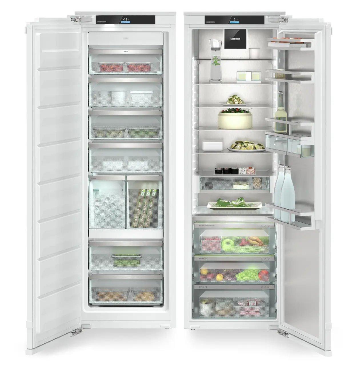 Produkt-Bild, Perspektive: gerade offen dekoriert, Side-by-Side-Kombination mit AutoDoor