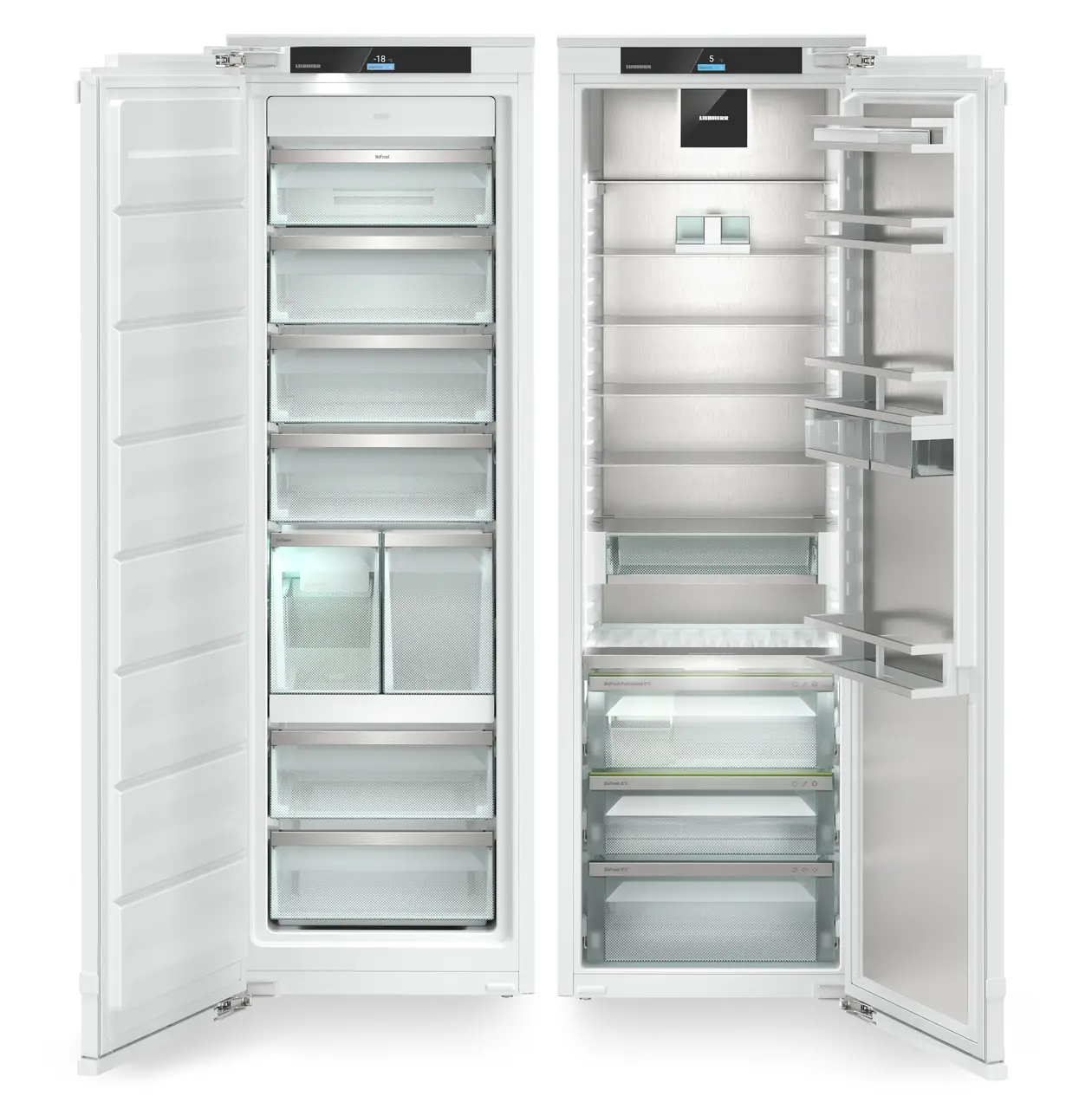 Product image, Perspective: straight open empty, Side-by-Side combination with AutoDoor