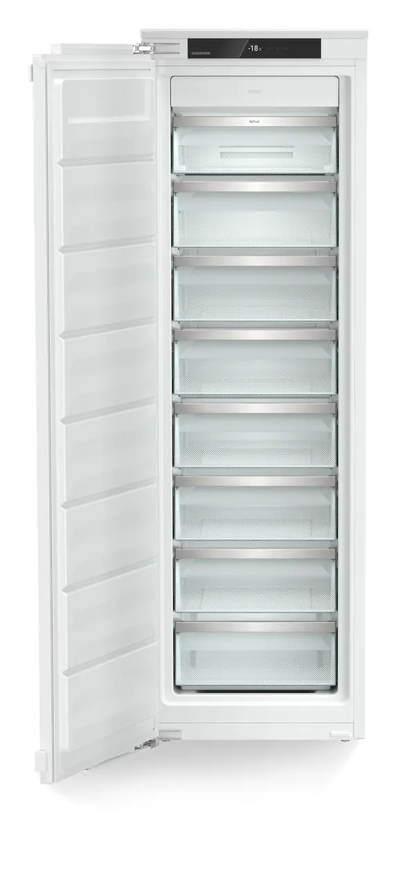 Product image, Perspective: straight open empty, Freezer for integrated use with NoFrost