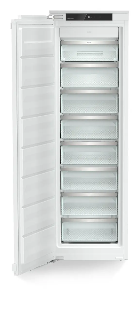 Product image, Perspective: straight open empty, Freezer for integrated use with NoFrost