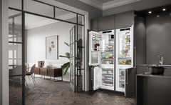 Product image, Perspective: milieu, Integrable fridge-freezer with EasyFresh and NoFrost