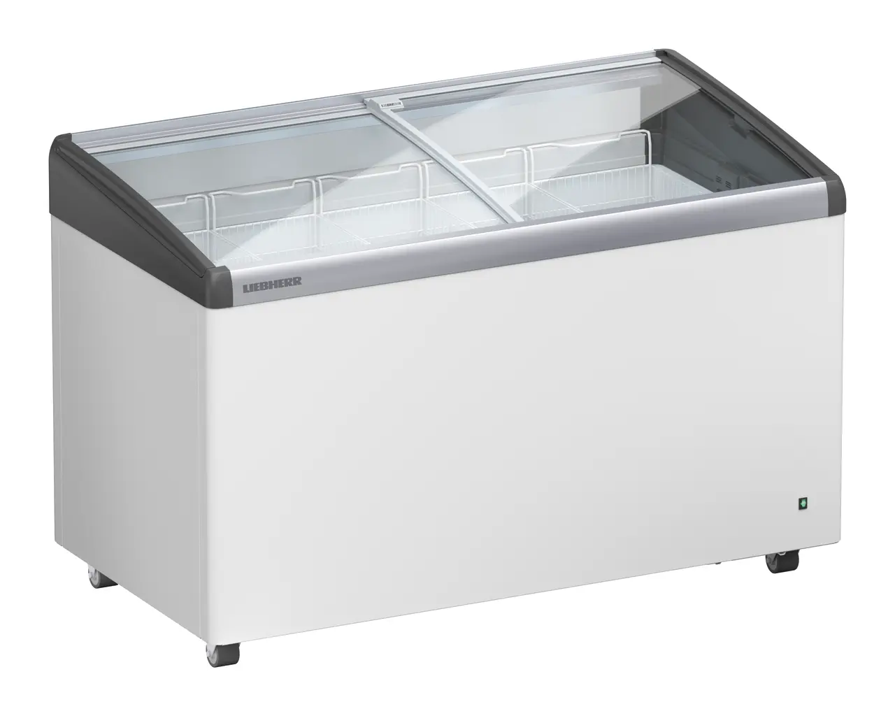 Product image, Perspective: oblique closed empty, Ice-cream chest freezer, Casing colour: white