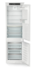 Product image, Perspective: straight open empty, Combined refrigerator-freezer with BioFresh and NoFrost for integrated use