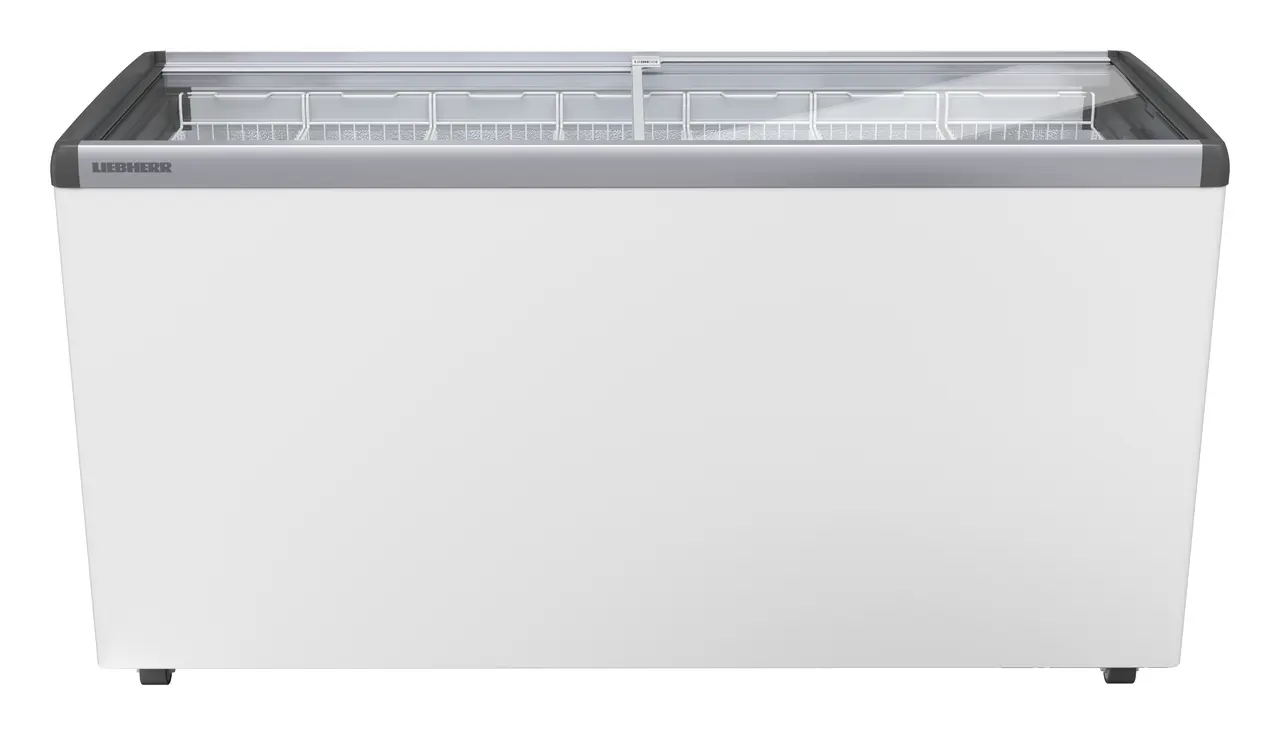 Изображение на продукта, Перспектива: Отпред, затворен, празен, Фризерна ракла за сладолед, Цвят на корпуса: бял