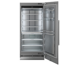 Product image, Perspective: straight open empty, Refrigerator with BioFresh for integrated use, Casing colour: grey