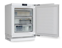 Product image, Perspective: oblique open decorated, Freezer suitable for undercounter installation with SmartFrost
