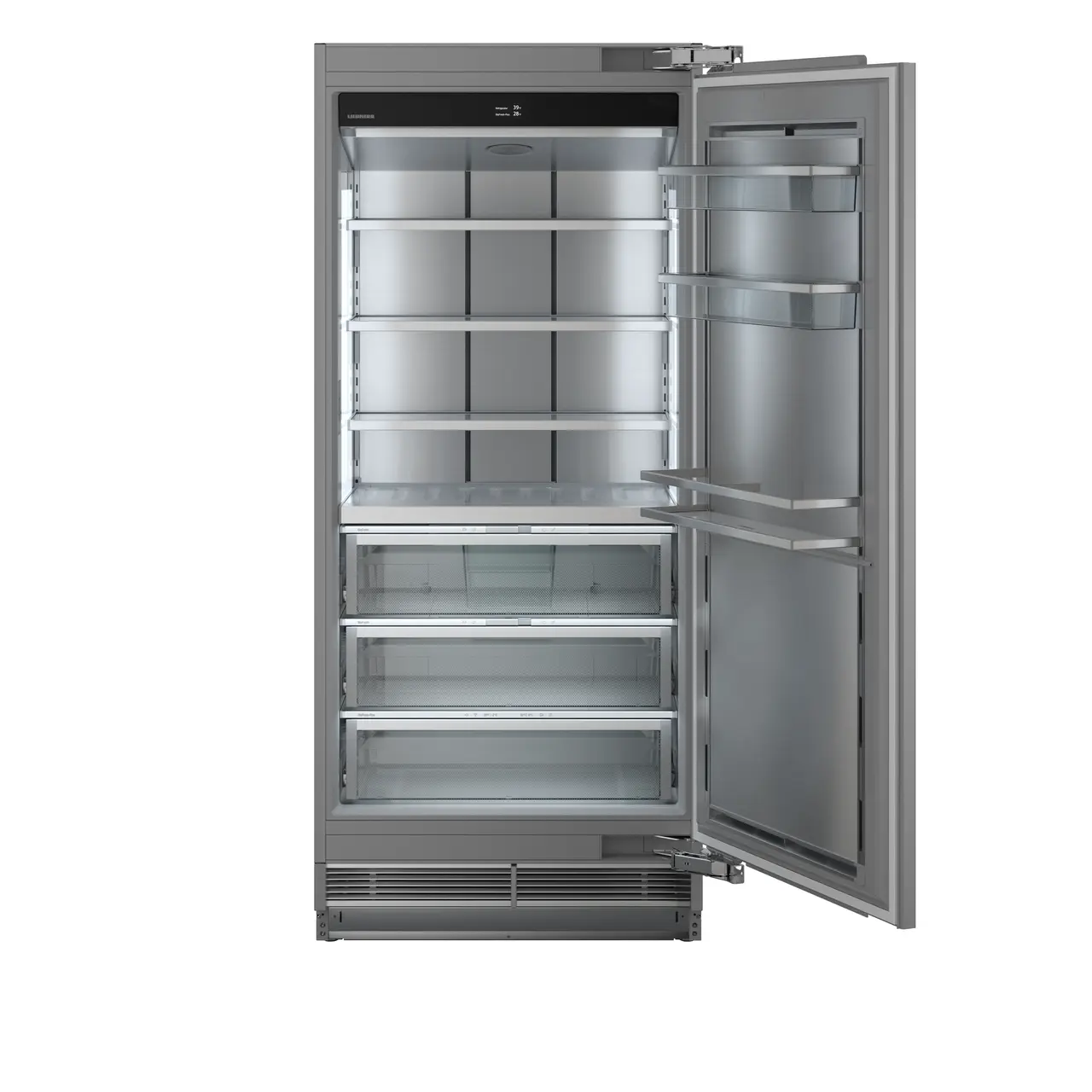 Product image, Perspective: special form, Refrigerator with BioFresh for integrated use, Casing colour: grey