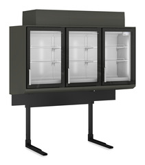 Produkt-Bild, Perspektive: Sonderform, Supermarkt-Freezer-Top, Gehäusefarbe: Grau