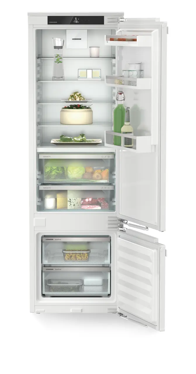 Product image, Perspective: straight open decorated, Fridge-freezer with BioFresh and SmartFrost