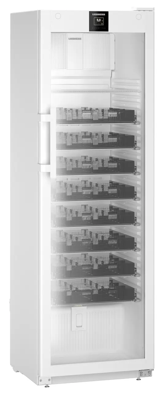 Immagine del prodotto, Prospettiva: Inclinato chiuso vuoto, Frigorifero per medicinali con raffreddamento a convezione, Colore della struttura: bianco, Colore della porta: bianco