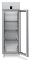 Product image, Perspective: straight open empty, Forced-air refrigerator GN 2/1, Casing colour: stainless steel, Door colour: stainless steel