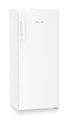 Product image, Perspective: oblique closed, Freestanding freezer with NoFrost and EasyTwist-Ice, Casing colour: white, Door colour: white