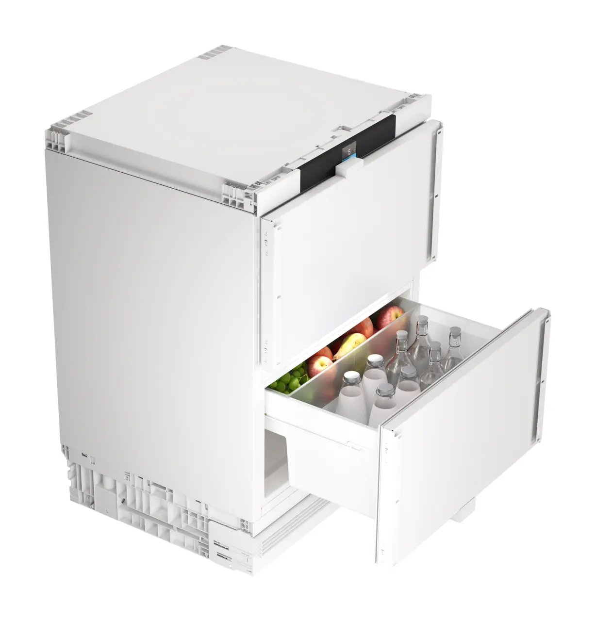 Slika izdelka, Perspektiva: Posebna oblika, Hladilnik primeren za podpultno vgradnjo