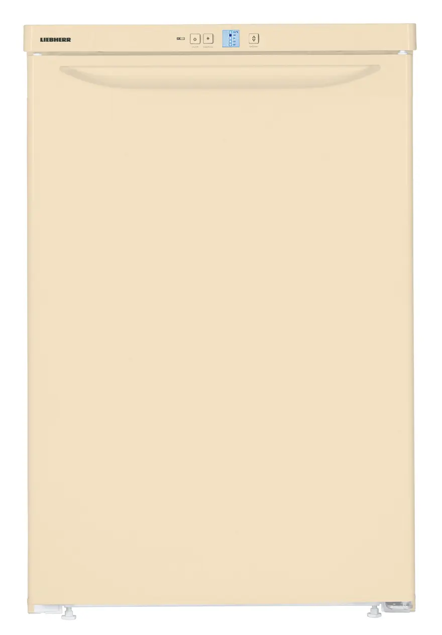 Изображение продукции, Перспектива: Прямо, с закрытой дверцей, Малогабаритная морозильная камера, Цвет корпуса: бежевый, Цвет дверцы: бежевый