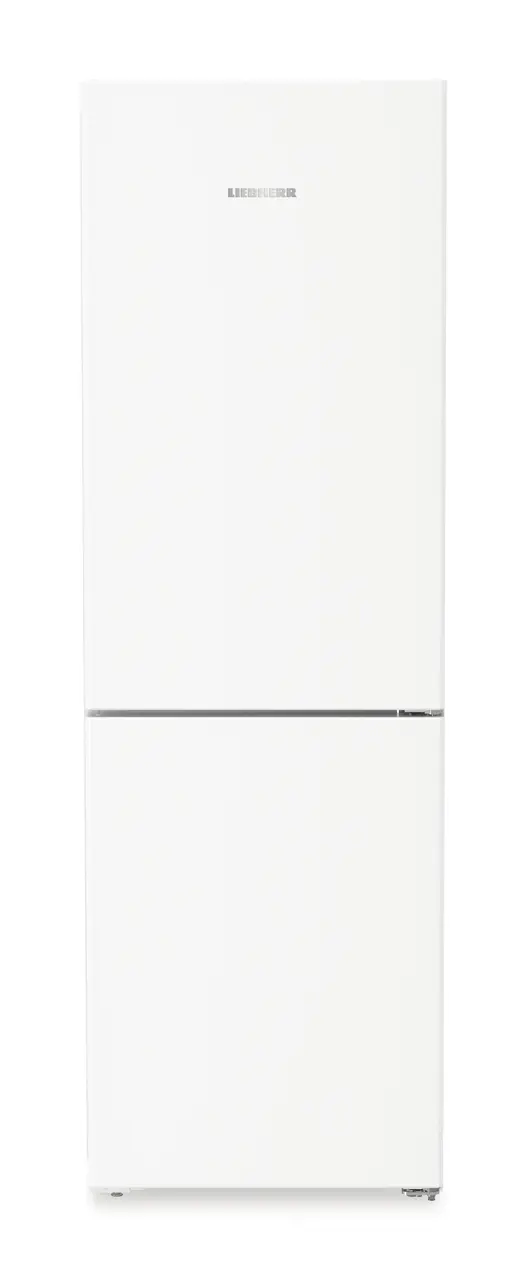 Product image, Perspective: straight closed, Combined fridge-freezers with EasyFresh and NoFrost, Casing colour: white, Door colour: white
