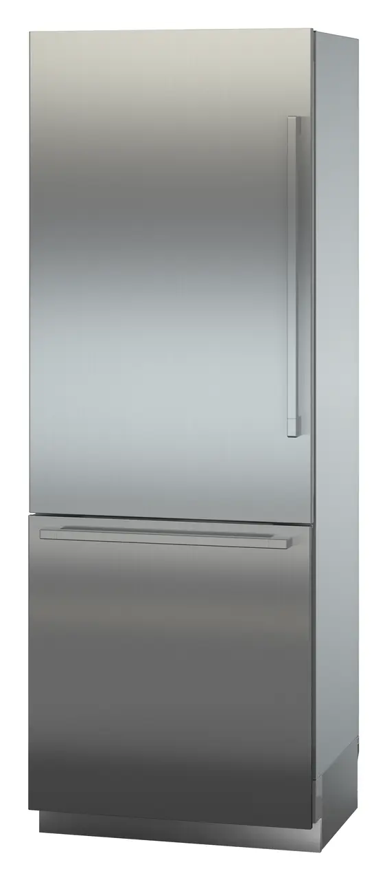 Product image, Perspective: oblique closed, Combined refrigerator-freezer with BioFresh and NoFrost for integrated use