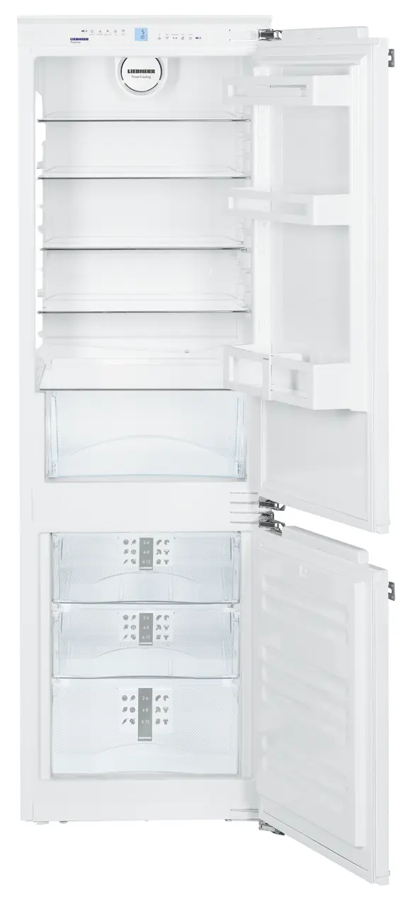 Immagine del prodotto, Prospettiva: Frontale aperto vuoto, Combinazione frigo-congelatore