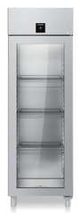 Product image, Perspective: straight closed empty, Forced-air refrigerator GN 2/1, Casing colour: stainless steel, Door colour: stainless steel