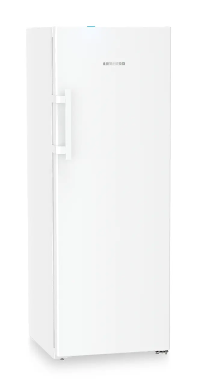 Produkt-Bild, Perspektive: schräg geschlossen, Standgefrierschrank mit NoFrost, Gehäusefarbe: Weiß, Türfarbe: Weiß