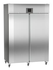 Product image, Perspective: oblique closed, Forced-air freezer GN 2/1, Casing colour: stainless steel look