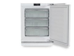 Product image, Perspective: straight open empty, Freezer suitable for undercounter installation with SmartFrost