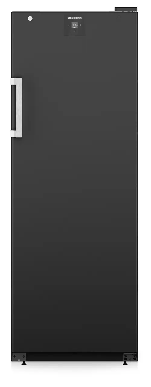 Product image, Perspective: straight closed decorated, Wine storage cabinet, Casing colour: black, Door colour: black