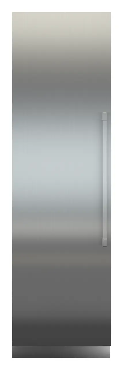 Produkt-Bild, Perspektive: gerade geschlossen, Integrierbarer Kühlschrank mit BioFresh, Gehäusefarbe: Grau