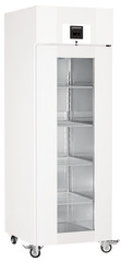 Product image, Perspective: oblique closed empty, Lab refrigerator with profi electronic controller, Casing colour: white