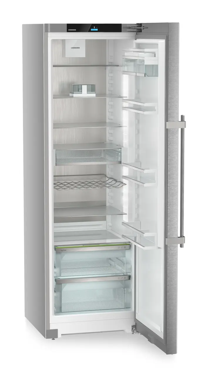 Image de produit, Perspective: Oblique ouvert vide, Réfrigérateur armoire avec EasyFresh, Couleur de porte: acier inox