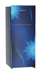 Product image, Perspective: oblique closed, Fridge-freezer with NoFrost, Casing colour: blue, Door colour: Blue Mystiq