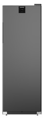 Изображение на продукта, Перспектива: Отпред, затворен, празен, Хладилник с динамично охлаждане, Цвят на корпуса: черен, Цвят на вратата: черен