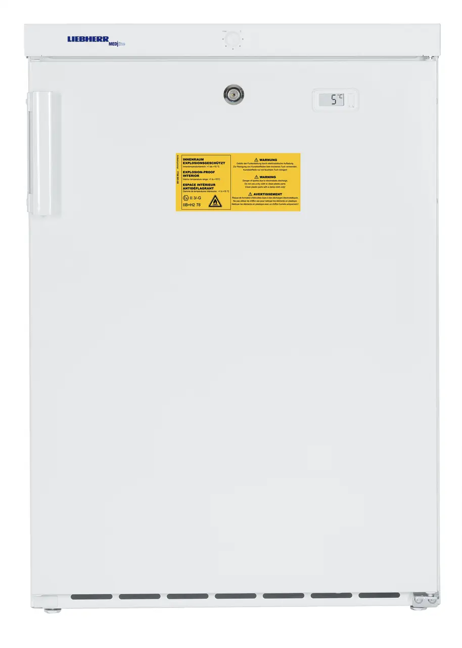 Product image, Perspective: straight closed, Lab refrigerator with mechanical control system, Casing colour: white