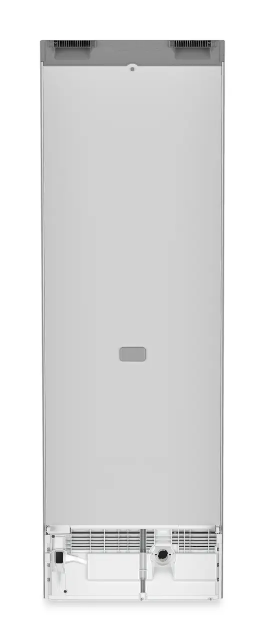 Product image, Perspective: back side, Combination with NoFrost freezer compartment and wine tempering compartment, Casing colour: silver, Door colour: stainless steel